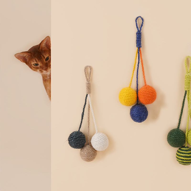 Cat Toy Cat Teaser Stick Bite Resistant Catnip Ball Cat Toy Set Cat Toy Self-hi Kitten Pet - Image 6