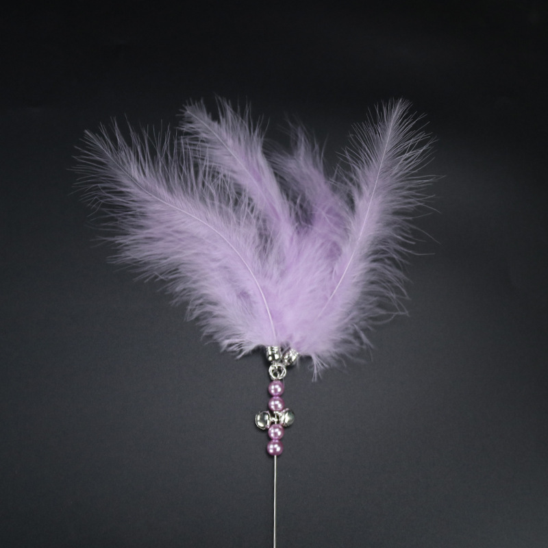 New Fairy Cat Teaser Bell Feather Cat Toy Cat Teaser Interactive Cat Teaser Toy Cat Toy - Image 4