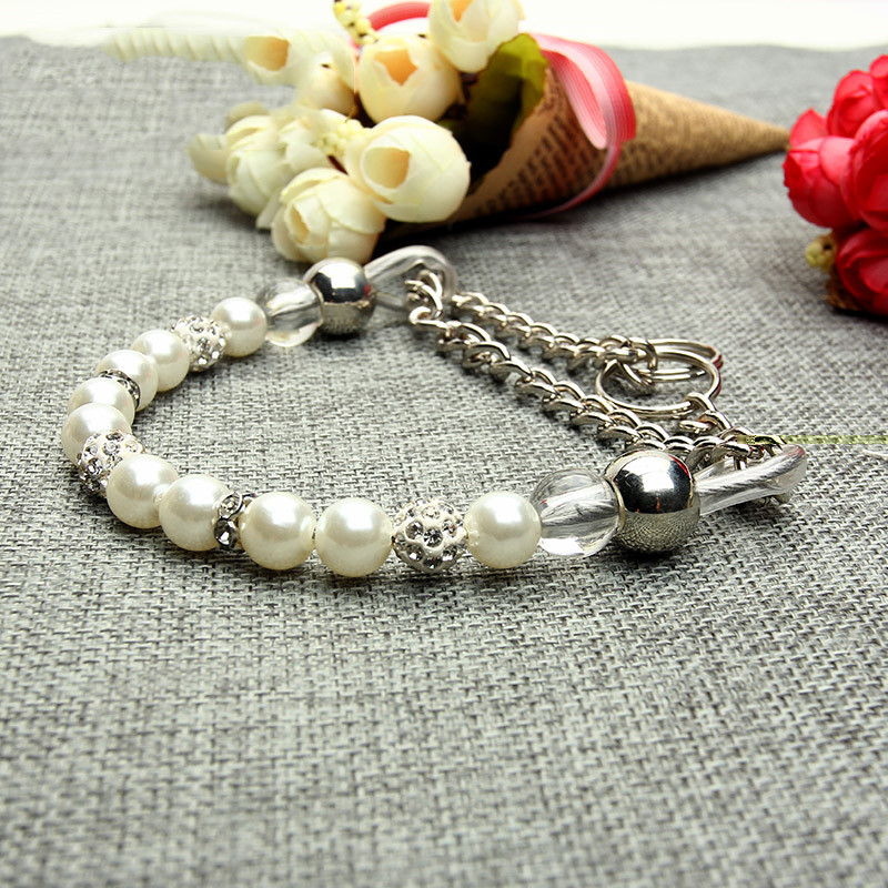 Pet leash dog leash pearl collar - Image 3