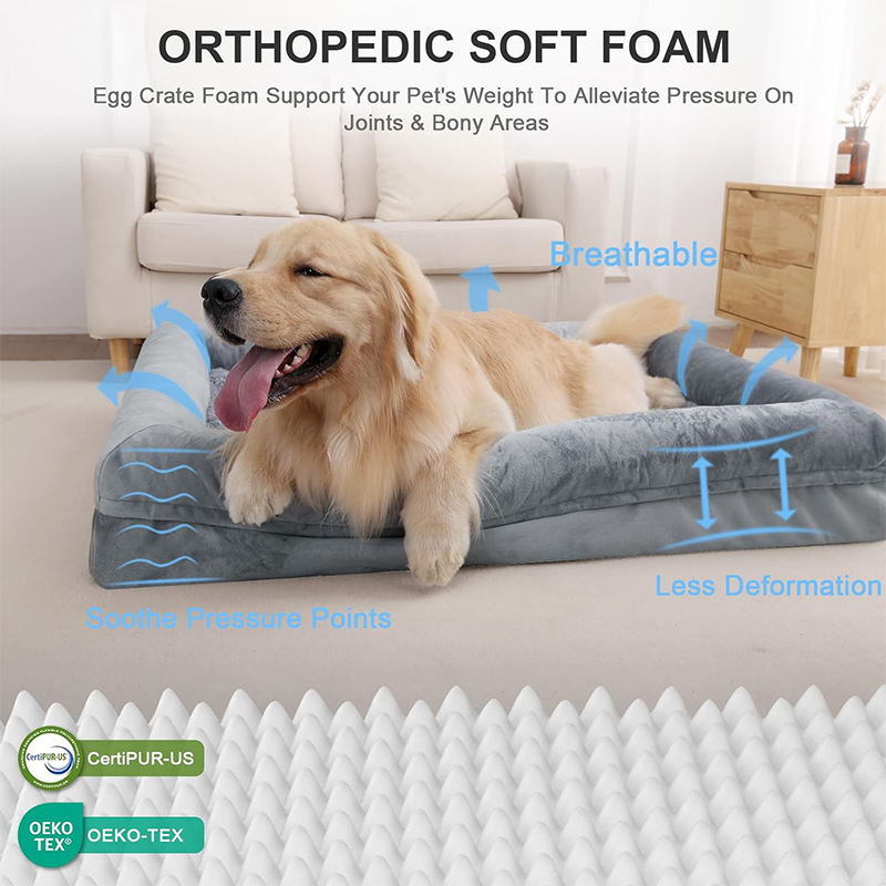 Pet Bed Large Dog Golden Retriever Dog Thickening Cushion - Image 4