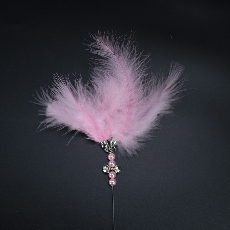 New Fairy Cat Teaser Bell Feather Cat Toy Cat Teaser Interactive Cat Teaser Toy Cat Toy - Image 3