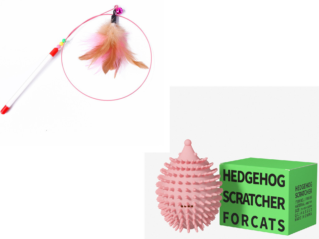Teasing Cat Stick Pet Supplies Toys Feather Bells Wire Toys - Image 8