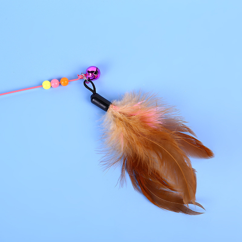 Teasing Cat Stick Pet Supplies Toys Feather Bells Wire Toys - Image 2