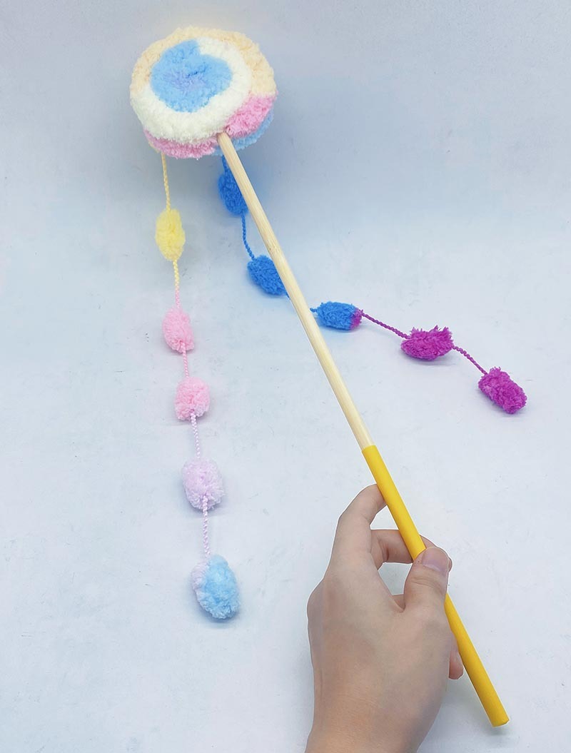 Funny Cat Velvet Lollipop Shape Cat Toy - Image 6
