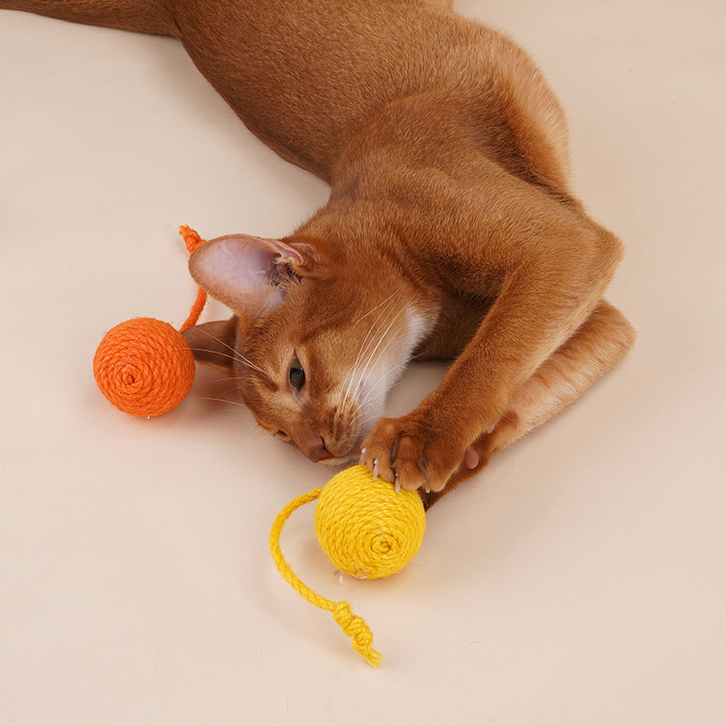 Cat Toy Cat Teaser Stick Bite Resistant Catnip Ball Cat Toy Set Cat Toy Self-hi Kitten Pet - Image 5