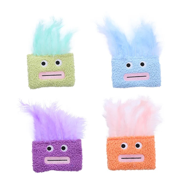 Catnip Plush Toy Cat Toy Funny Big Mouth Explosion Head Shaped Cat Toy - Image 9
