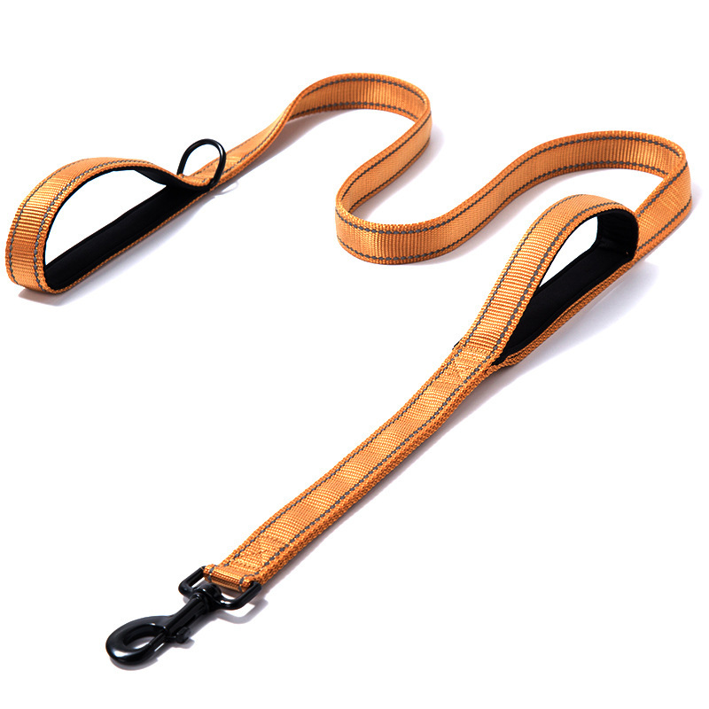 Pet Products Leash Leash Nylon Double Thickened Reflective Dog Leash - Image 3