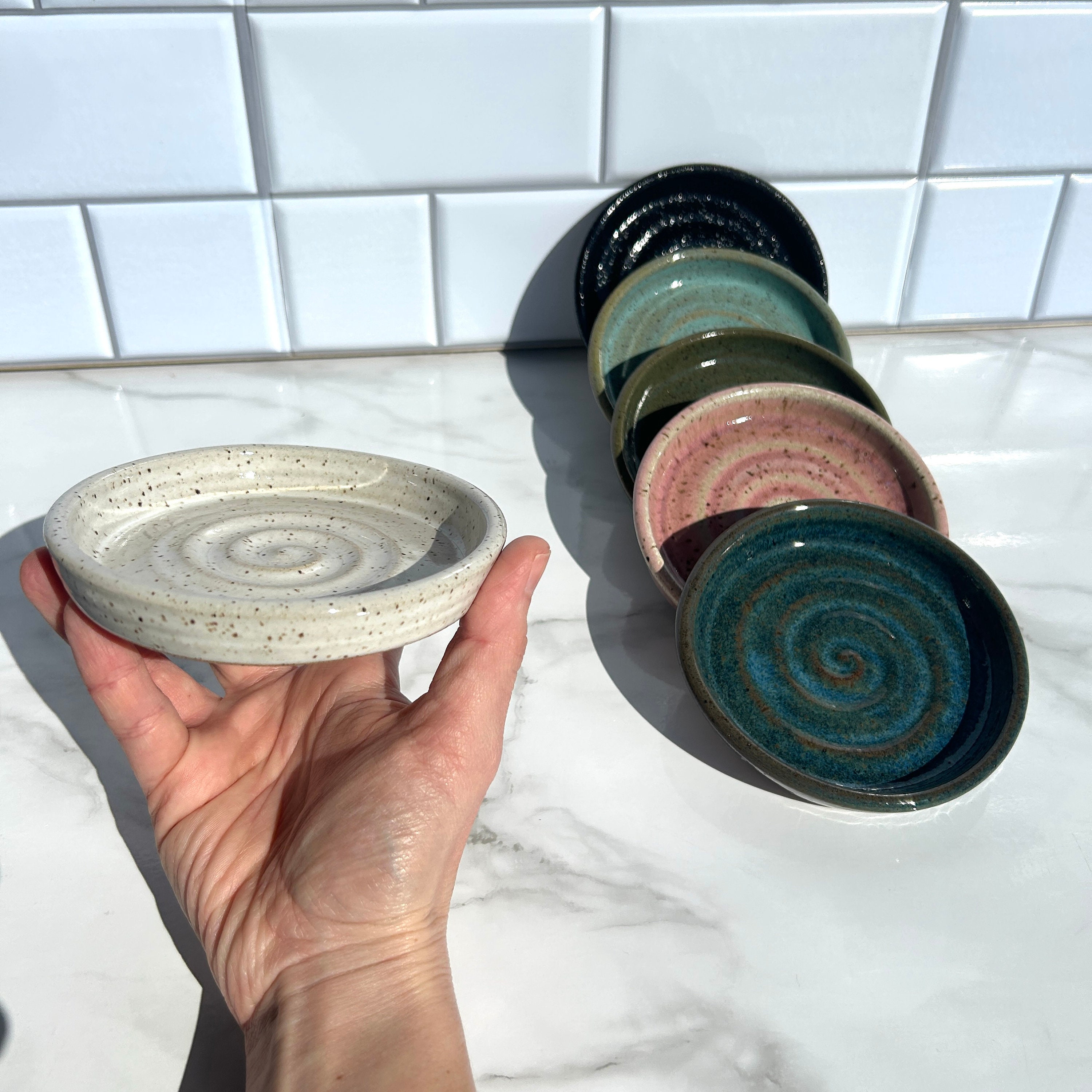 Ceramic Reptile Bowl: Shallow Lizard Dish, Food & Water - Image 2
