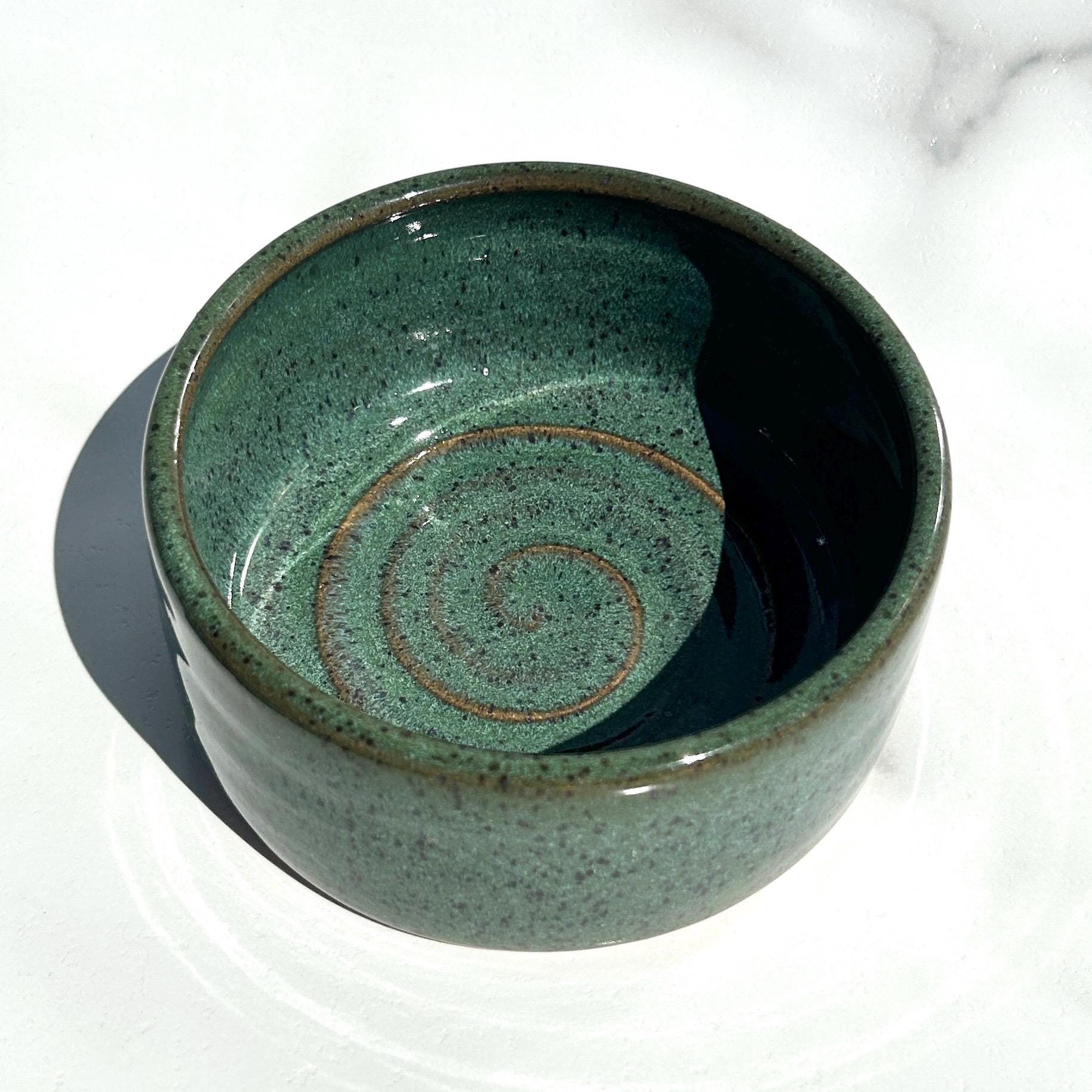 Speckled Ceramic Pet Bowl: Colorful Pottery Food & Water Dish - Image 7