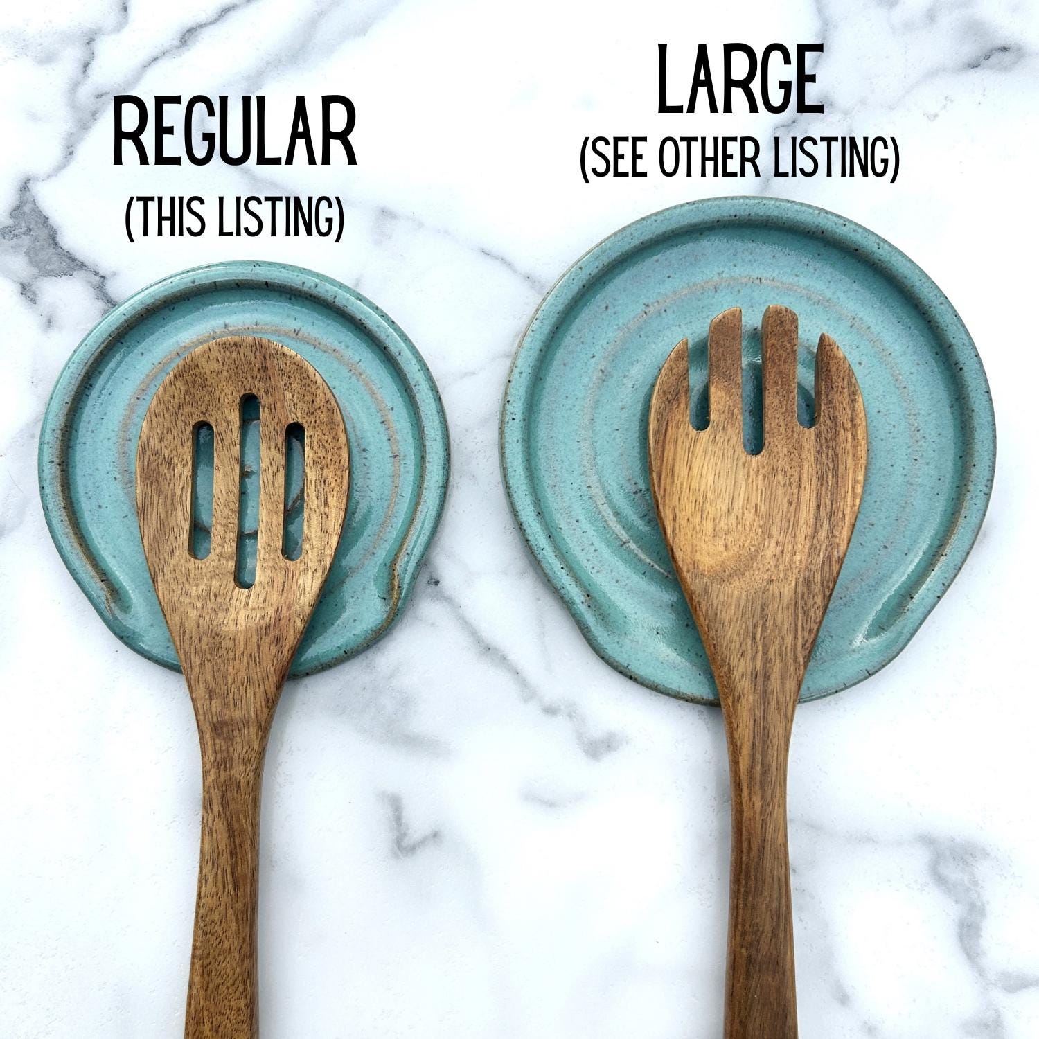 Ceramic Speckled Spoon Rest - Image 10