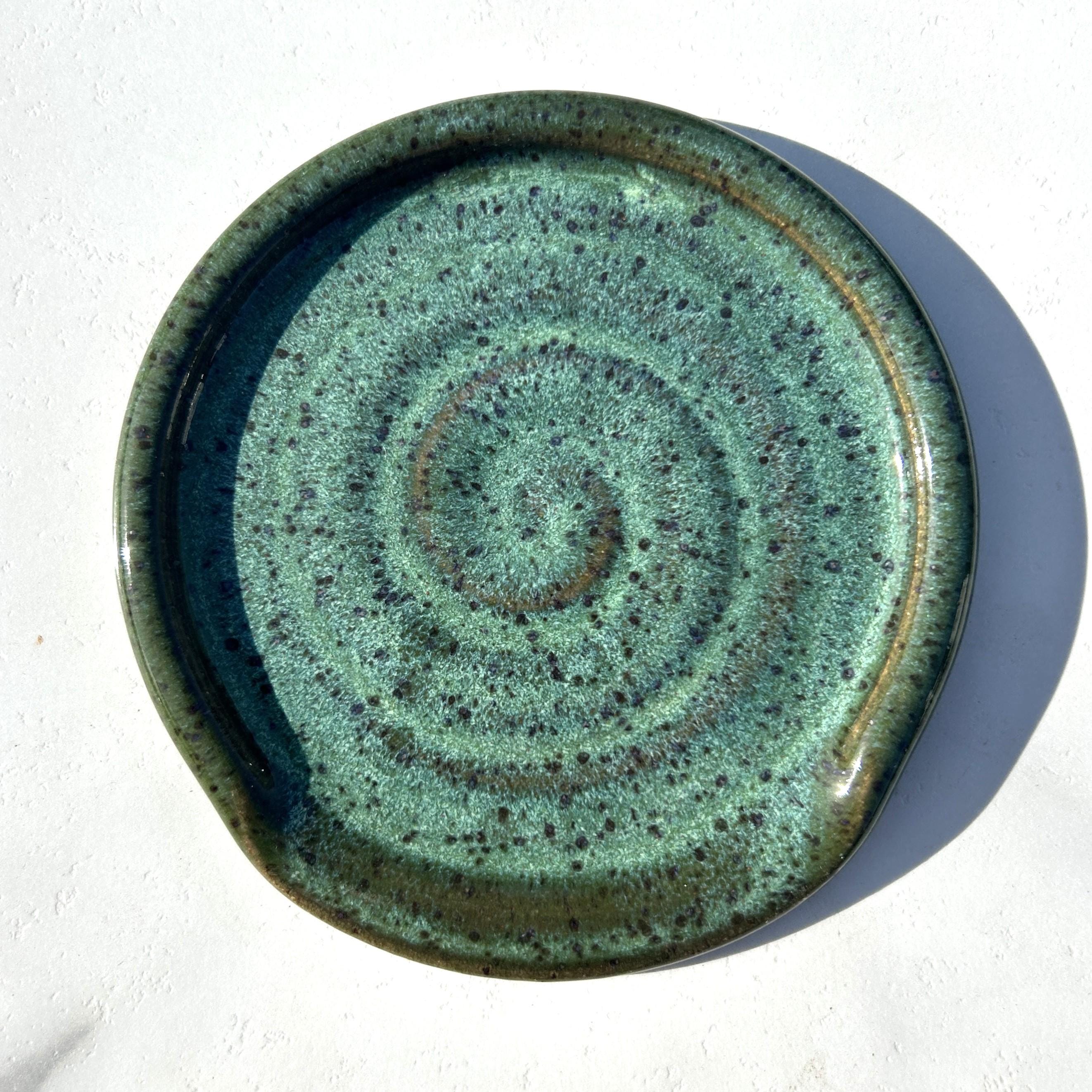 Ceramic Speckled Spoon Rest - Image 3