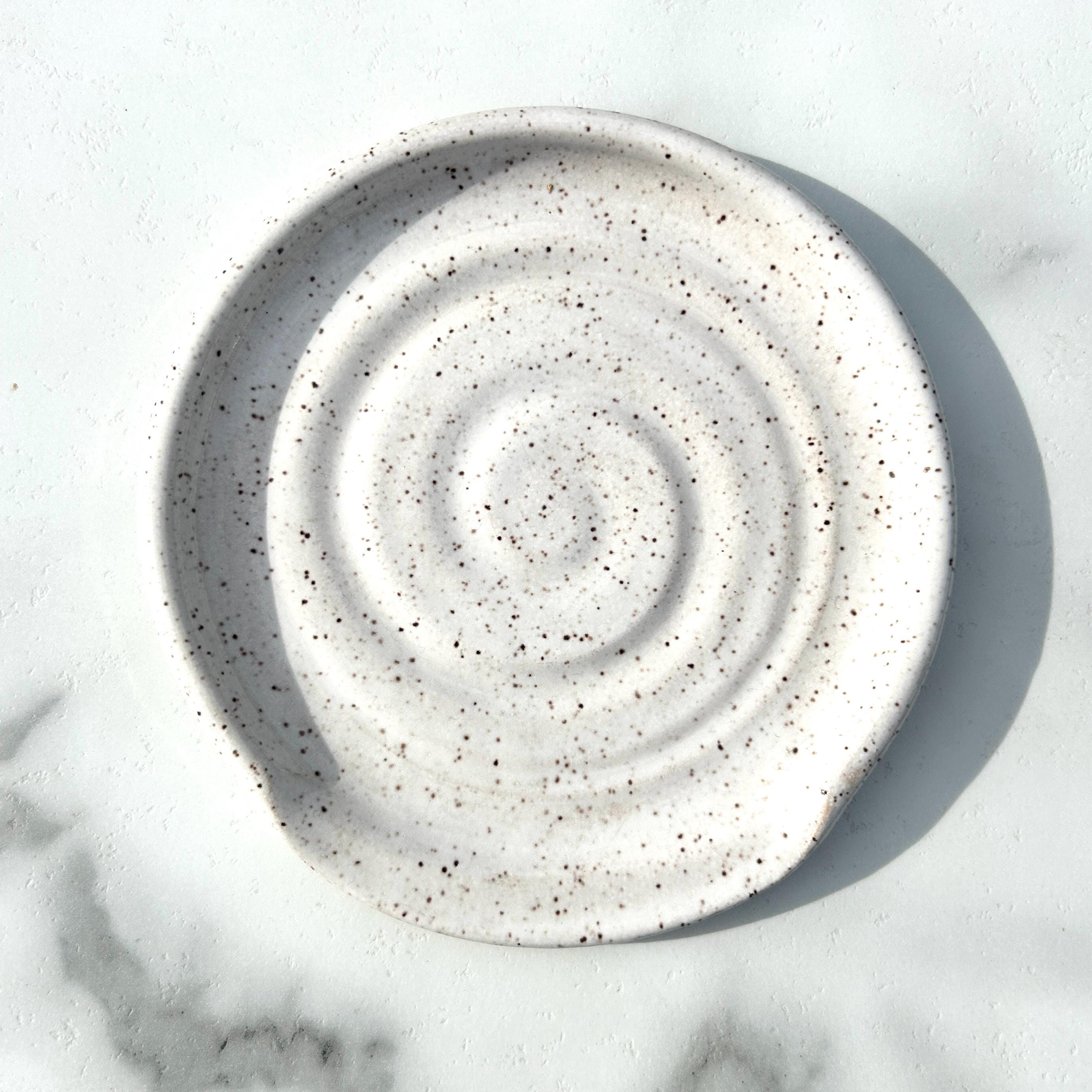 Ceramic Speckled Spoon Rest - Image 5