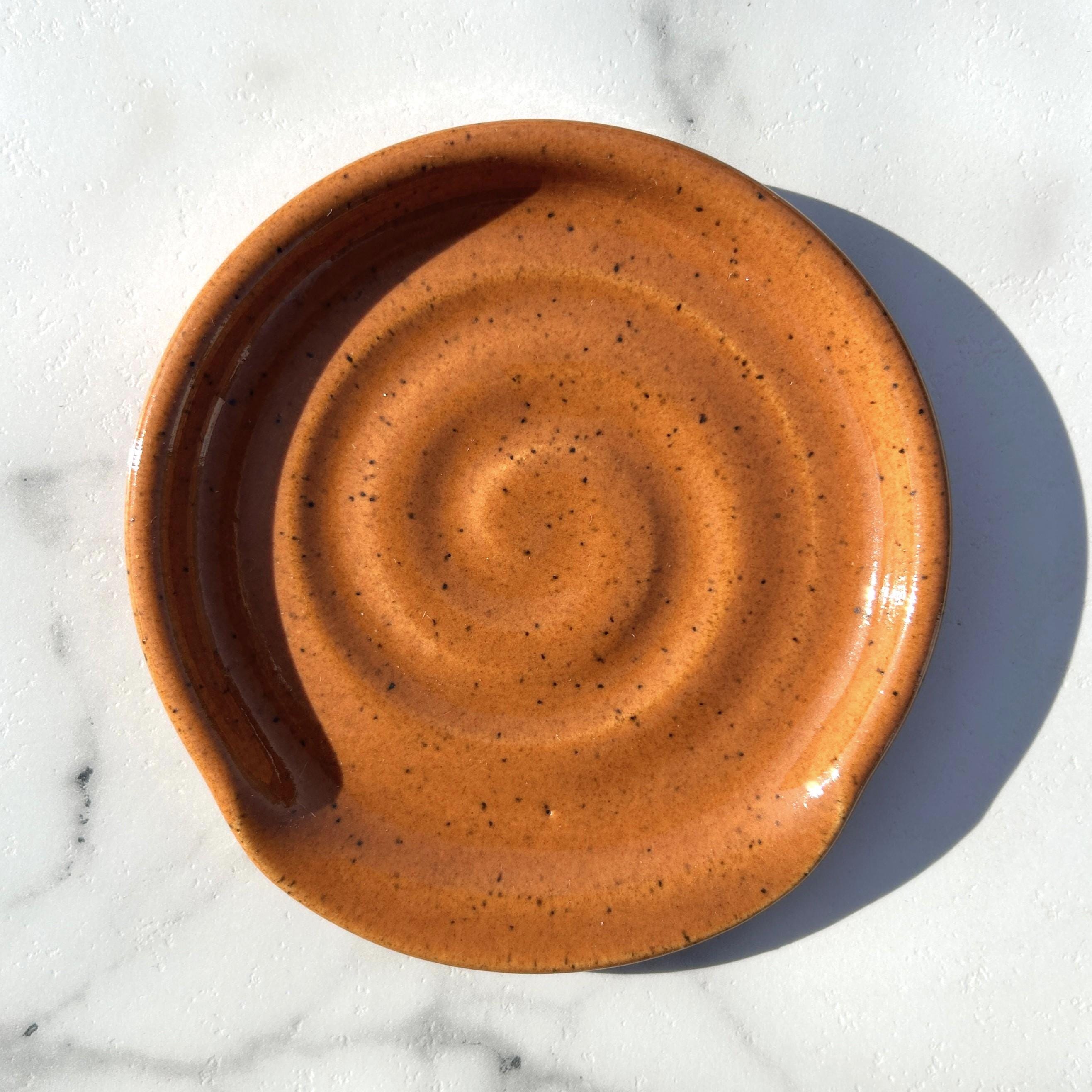 Ceramic Speckled Spoon Rest - Image 4