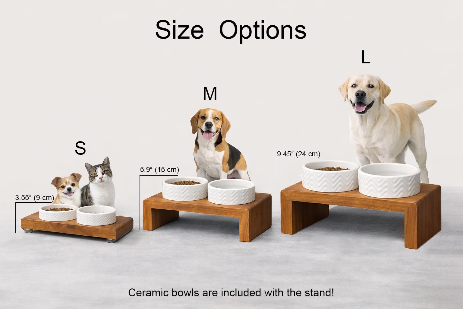 Wooden Dog Bowl Stand,Raised Dog Feeder,Custom Dog Bowl,Walnut Feeding Stands,Large Dog Bowl,Elevated Dog Bowls,Wood Pet Feeder - Image 3