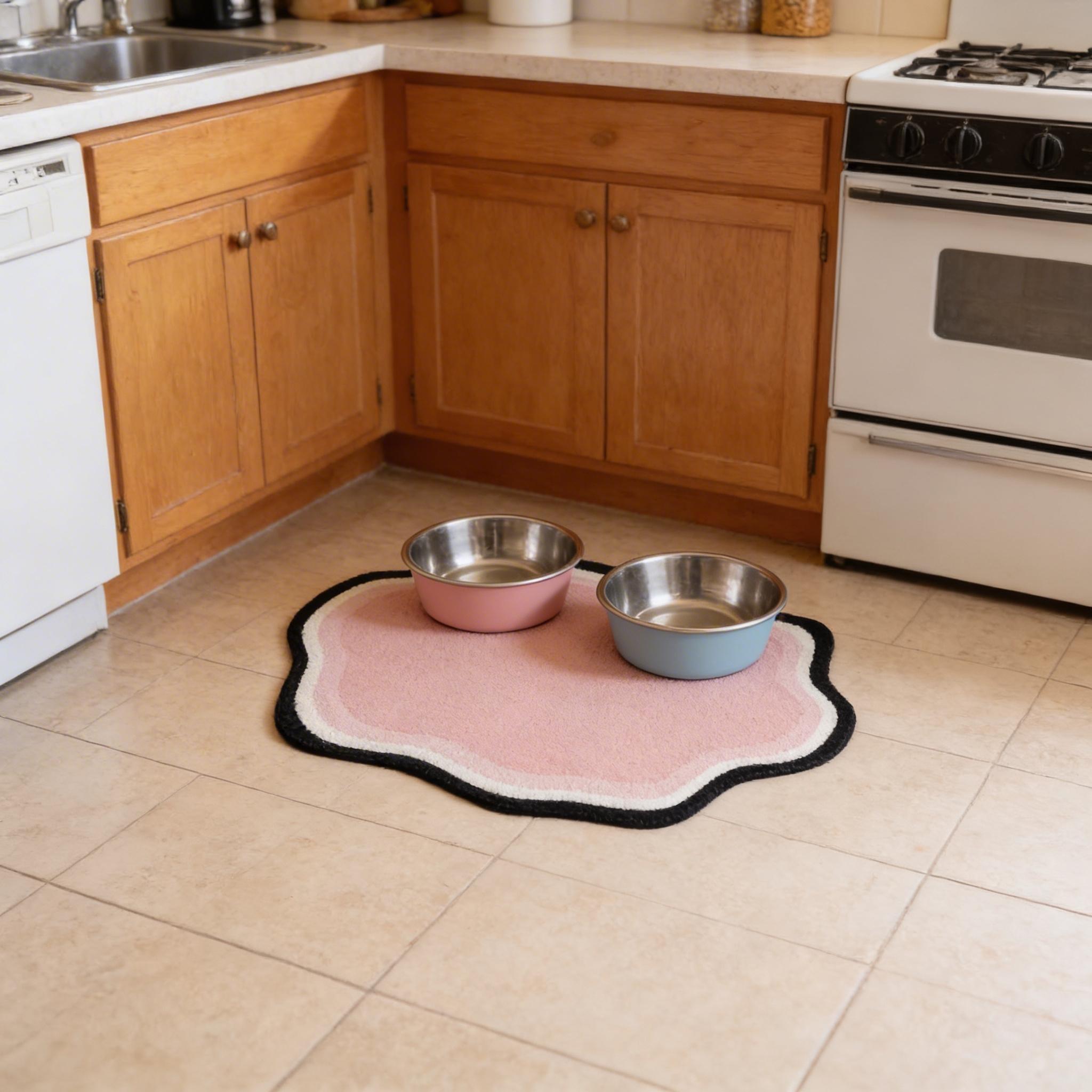 Cloud Shape Pet Feeding Pad, Diatomaceous Earth Cat Dog Bowl Placemat, Waterproof Non Slip - Image 11