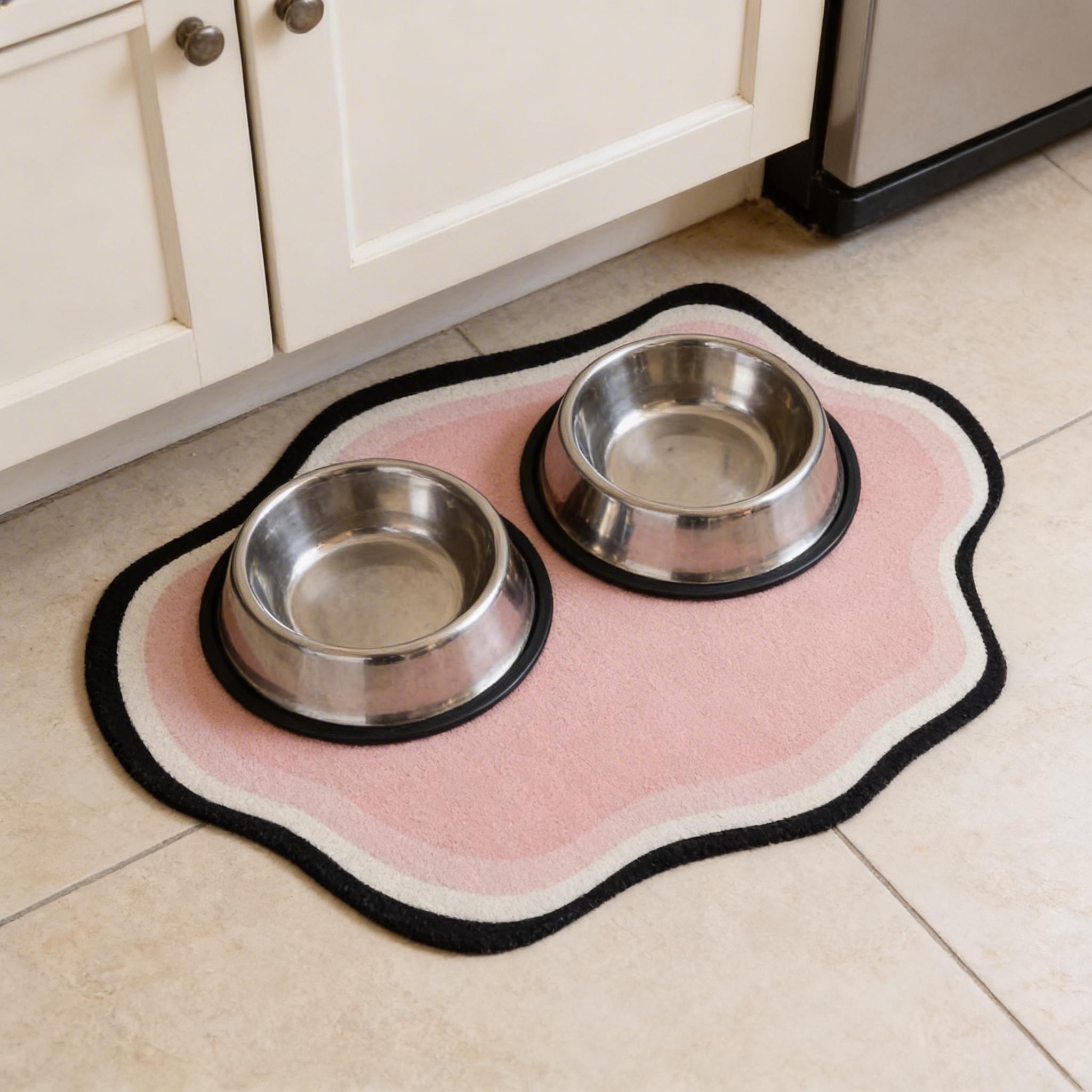 Cloud Shape Pet Feeding Pad, Diatomaceous Earth Cat Dog Bowl Placemat, Waterproof Non Slip - Image 4