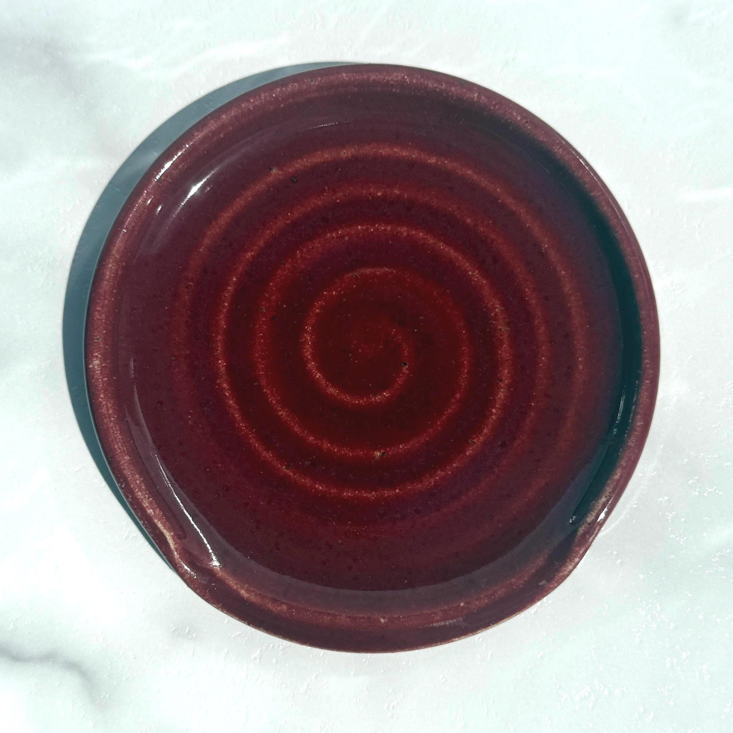 Ceramic Speckled Spoon Rest - Image 8