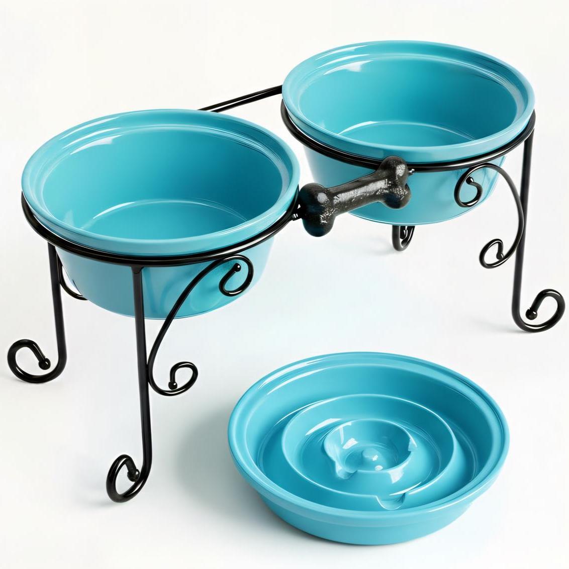 Elevated Double Bowl Feeder for Medium and Large Dogs - Image 8