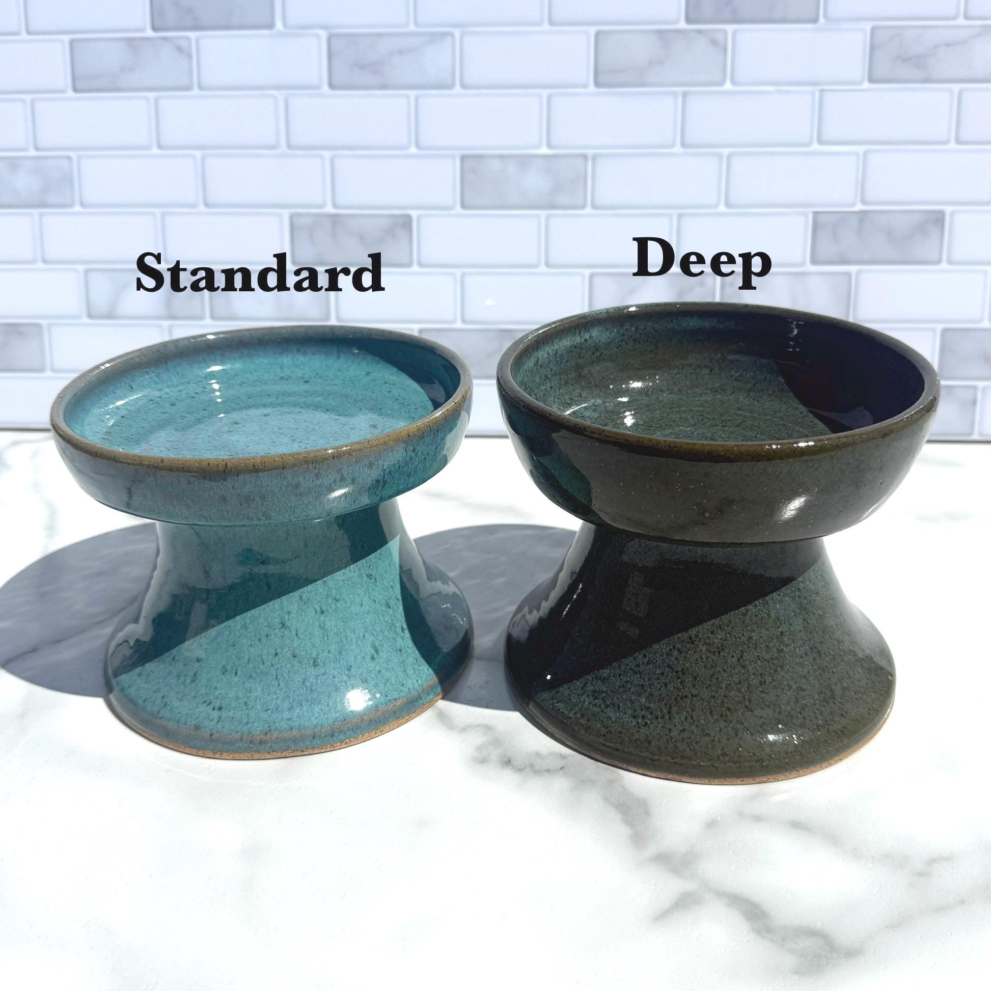 Ceramic Pedestal Pet Bowl: Whisker-Friendly, Non-Tip - Image 3