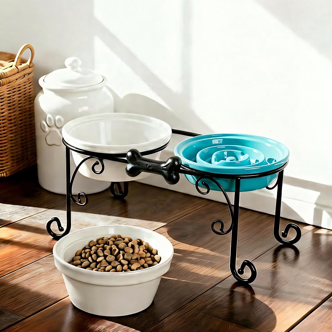 Elevated Double Bowl Feeder for Medium and Large Dogs - Image 14