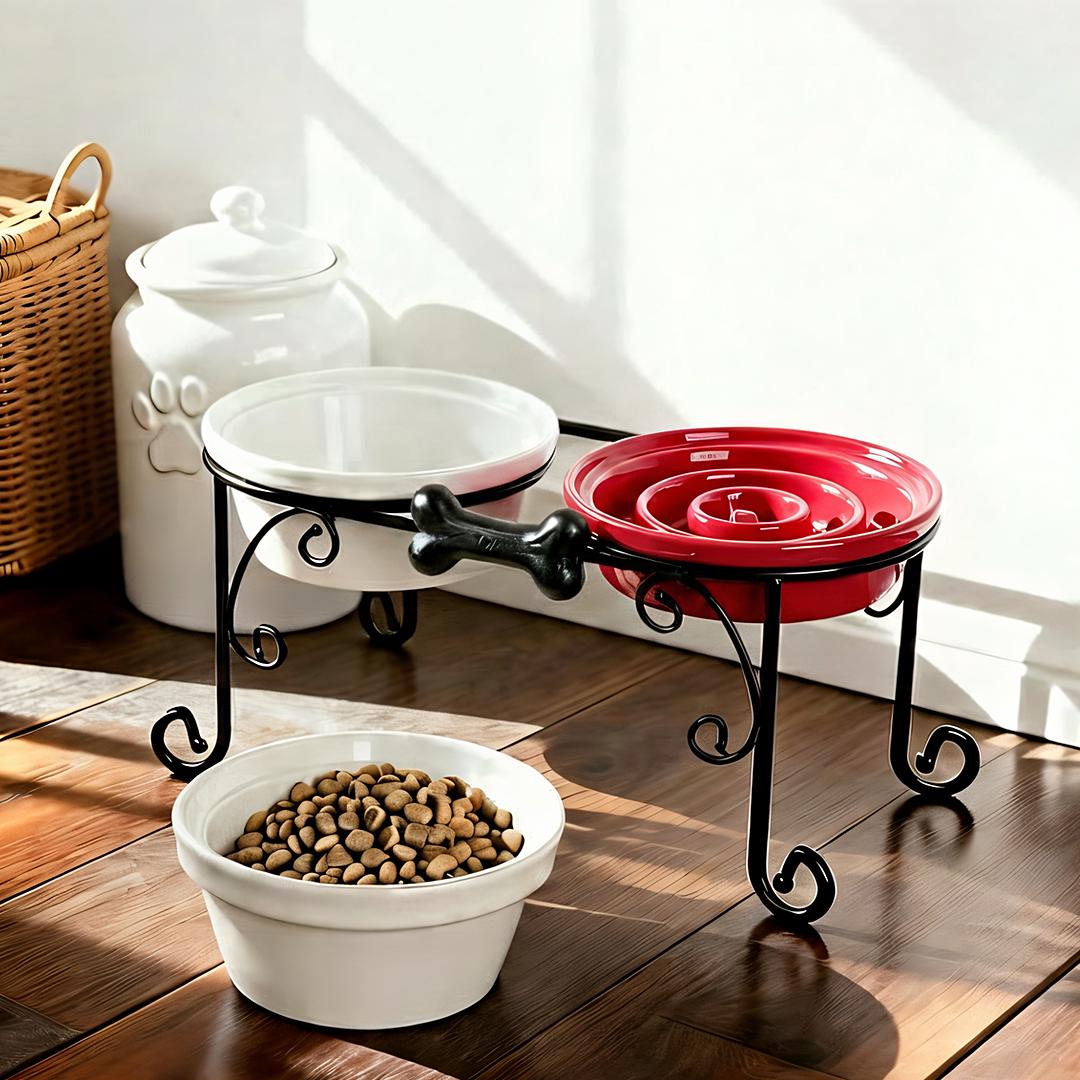 Elevated Double Bowl Feeder for Medium and Large Dogs - Image 16