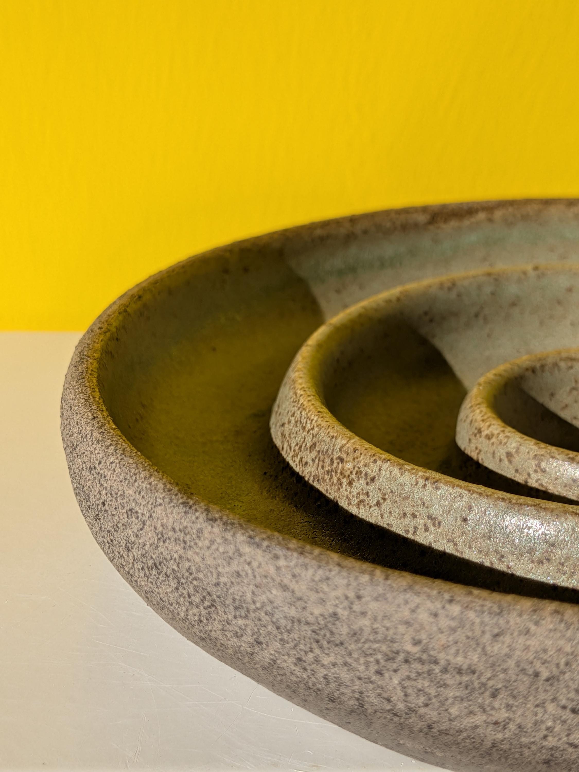Ceramic Slow Feeder for Cats & Small Dogs – Bowl in Soft Green - Grey Clay – For Relaxed Eating – Gift Pet Owners - Image 11